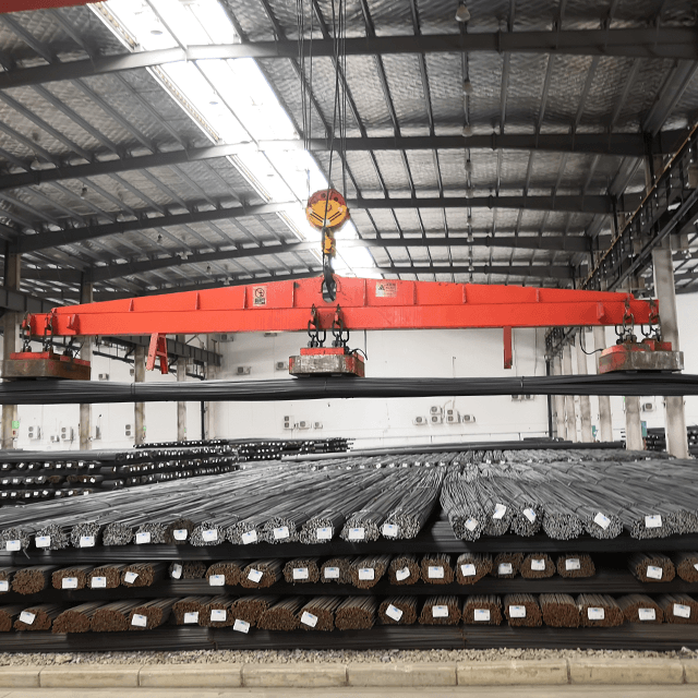 Safe and reliable ilfting machine MW12 lifting magnet for coiled steel and slab